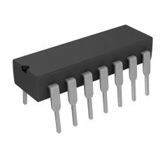 Инвертор х 6     КМОП кристалл, DIP14