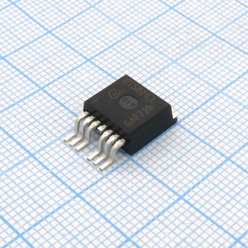 Силовой ключ верхнего плеча 6.8A автомобильного применения 7-Pin(6+Tab) TO-220AB для поверхностного монтажа лента на катушке