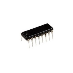 4 триггера R-S, DIP16