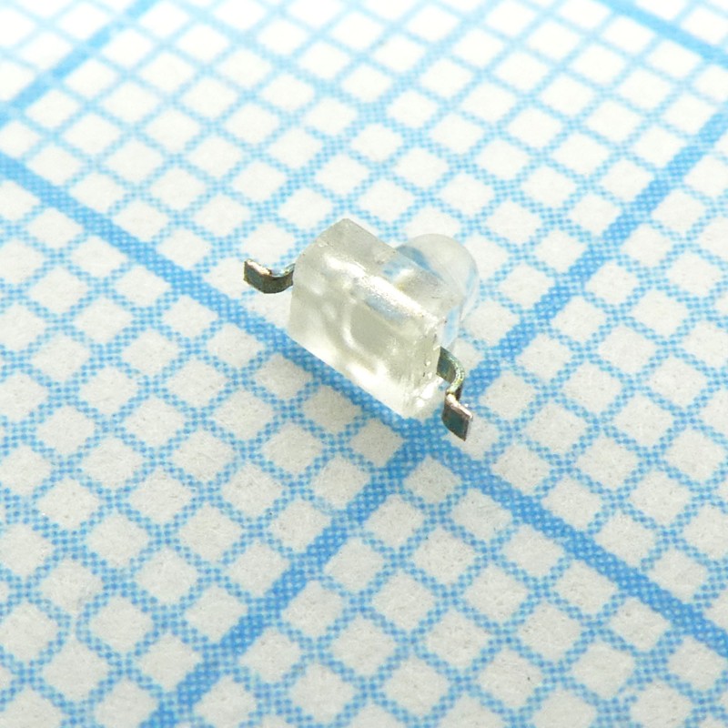 Светодиод smd 2,5х2мм/красный/628нм/280-1000мкд/прозрачный/20°