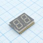 2-х разрядный сегментный дисплей smd 10,16мм/красный/630нм/21-54мкд/ОА 2-х разрядный сегментный дисплей smd 10,16мм/красный/630нм/21-54мкд/ОА