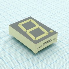 1 разрядный индикатор 38мм/оранжевый/601нм/150-420мкд/ОК