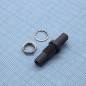 Адаптер VL с гайкой серый (Bulkhead Adapter). Соединяет 2 симплексных соединителя сквозным образом. Этот адаптер может служить д