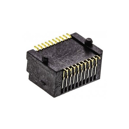 Разъем I/O, 20 контакт(-ов), Гнездо, SFP, Поверхностный Монтаж, Монтаж на Печатную Плату
