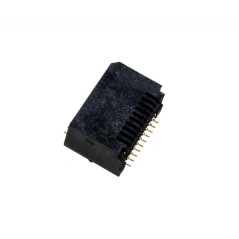 Разъем I/O, Серия SFP System, SFP, Гнездо, 20 контакт(-ов), Пайка, Монтаж на Печатную Плату