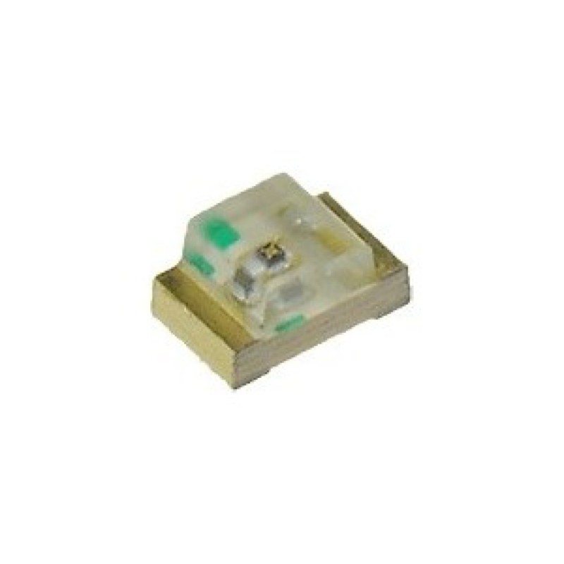 Светодиод smd 2х1,25мм/зеленый/568нм/20-50мкд/прозрачный/120°