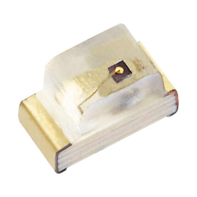 Светодиод smd 1,6х0,8мм/оранжевый/601нм/80-200мкд/прозрачный/120°
