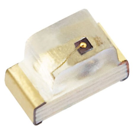 Светодиод smd 1,6х0,8мм/оранжевый/601нм/80-200мкд/прозрачный/120°