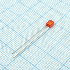 Светодиод 2х3мм/красный/625нм/2-8мкд/100°