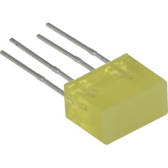 Светодиодный модуль 5х10мм/желтый/588нм/5-10мкд/120°