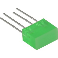 Светодиодный модуль 5х10мм/зеленый/568нм/5-10мкд/120°