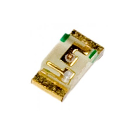 Светодиод smd 3,2х1,6мм/зеленый/568нм/3-12мкд/прозрачный/120°