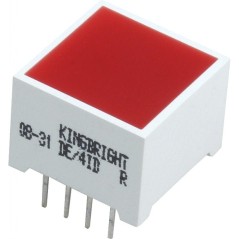 LED модуль/15х15мм/красный/625нм/9-31мкд
