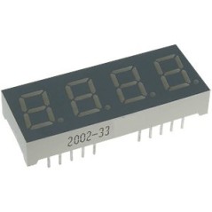 4-х разрядный индикатор 10,16мм/зеленый/568нм/1.9-6.4мкд