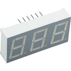 3-х разрядный индикатор/14,22мм/зеленый/568нм/3-10.5мкд