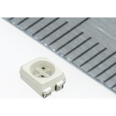 Светодиод smd 3,5х2,8мм/красный/625нм/12-20мкд - зеленый/568нм/12-24мкд/прозрачный/120°