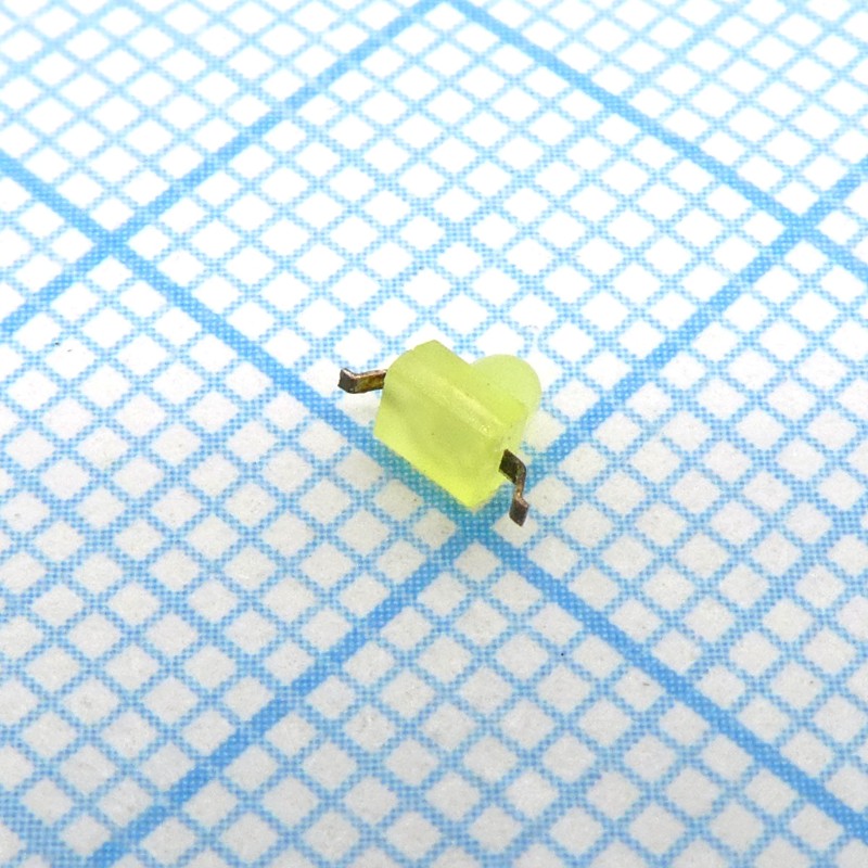 Светодиод smd 2,5х2мм/желтый/588нм/3-10мкд/40°