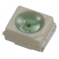Светодиод smd 3,5х2,8мм/зеленый/568нм/12-30мкд/прозрачный зеленый/120°