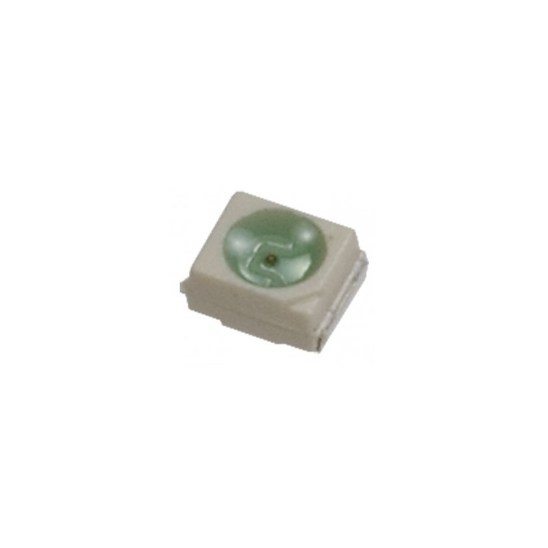 Светодиод smd 3,5х2,8мм/зеленый/568нм/12-30мкд/прозрачный зеленый/120°