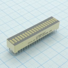 20 сегментный шкальный дисплей/желтый/590нм/52-110мкд