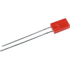Светодиод 2,5х5мм/красный/625нм/3-5мкд/110°
