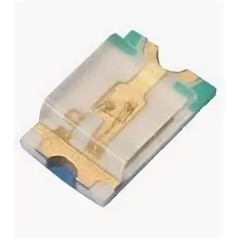 Светодиод smd 1,6х0,8мм/зеленый/570нм/12,5мкд/прозрачный/130°