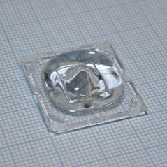 Линза для светодиода LG Innotek серии  LEMWA33X (Osram Oslon / Cree  XP-G), эфф-94%, 151°, 25x25mm   H:6,8mm