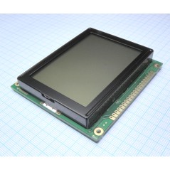 ЖКИ графич, 128 x 64, STN Серый Positive/Transfl, подсв. LED Ж-Зел, VDD - 5V, 6 o`cl, -20...+70C