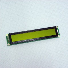 ЖКИ знакосинтезирующий 20 x 2, STN Желто-зеленый Позитивный/прозрачно-отражающий светодиодная подсветка желто-зеленая размеры 18