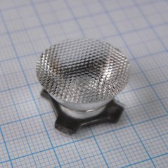 Линза с клеевой основой для LG LEMWA33X  28°/ Osram Oslon  26°/ Cree XP-G 28°    21.6 mm  H:11.7 mm