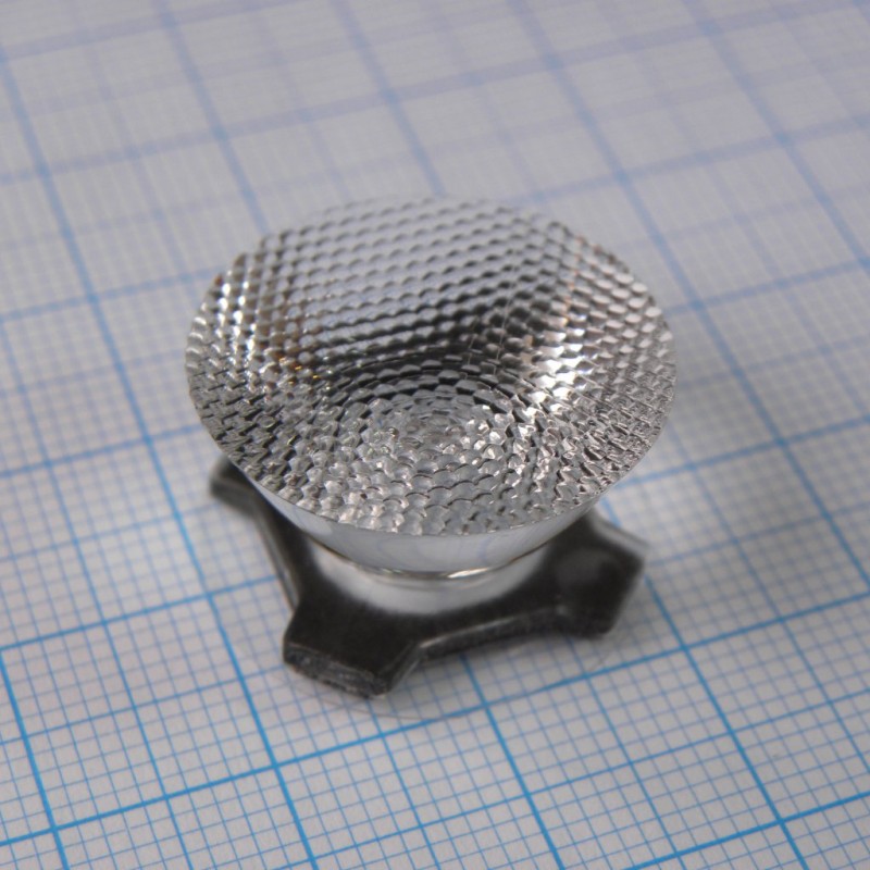 Линза с клеевой основой для LG LEMWA33X  28°/ Osram Oslon  26°/ Cree XP-G 28°    21.6 mm  H:11.7 mm