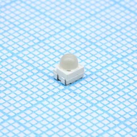 Светодиод smd 3,2х2,8мм/красный/633нм/2240-4500мкд/прозрачный/30° с линзой
