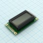 ЖКИ знакосинтезирующий 8 x 2, STN Серый Позитивный/прозрачно-отражающий светодиодная подсветка белая, размер 58x32 мм, видимая о