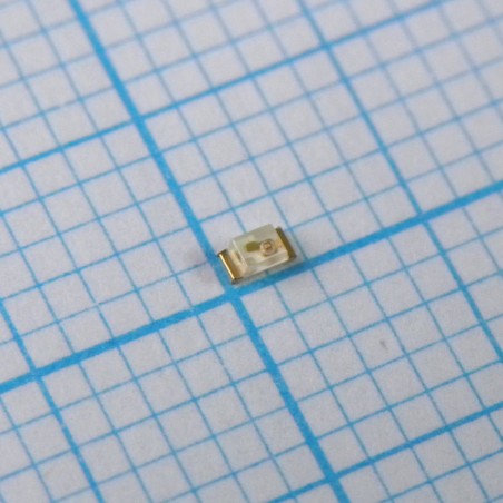 Светодиод smd 1,6х0,8мм/зеленый/568нм/3-12мкд/прозрачный/120°