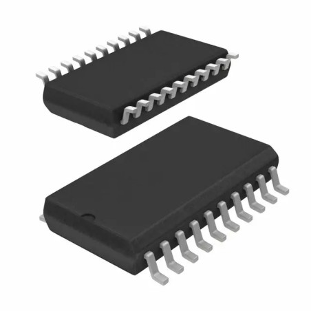 Восьмиразрядный D-триггер защелка с прямой трансляцией SO20W