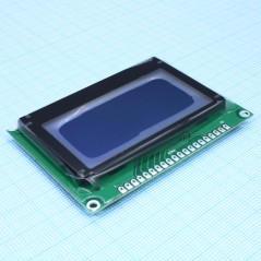 OLED 2.42" графический, 128х64, COG на плате, белый,  интерф. 6800, 8080, SPI,  контроллер SSD1309ZC, VDD 3В, -40 ... +80 С