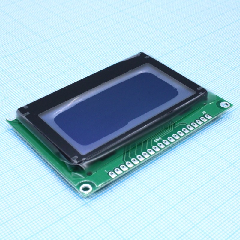 OLED 2.42" графический, 128х64, COG на плате, белый,  интерф. 6800, 8080, SPI,  контроллер SSD1309ZC, VDD 3В, -40 ... +80 С