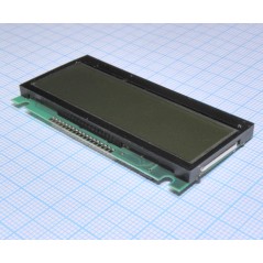 ЖКИ графич, 122 x 32, STN Ж-Зел Positive/Transfl, подсветка LED Ж-Зел, VDD - 5V, 6 o`cl, -20...+70C