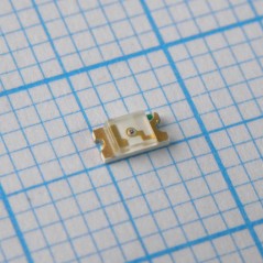 Светодиод smd 3,2х1,6мм/красный/643нм/15мкд/прозрачный/140°