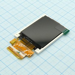 TFT 1.77", 128xRGBx160, 8 битный параллельный интерфейс, 65к/262K, LED подсветка, яркость 320 cd/m2, контрастность 250:1, драйве