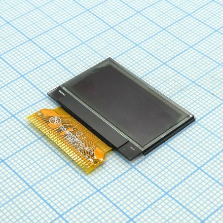 OLED 1.0'', 128x64, красный, 8 битный параллельный интерфейс/serial, -20 ... 70°C