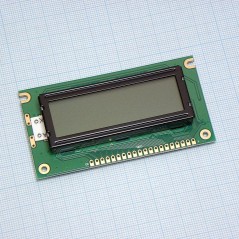 ЖКИ графич, 122 x 32, контроллер SBN1661G, 8-bit , 5V, цвет подсветки желто-зеленый, цвет изображения серый
