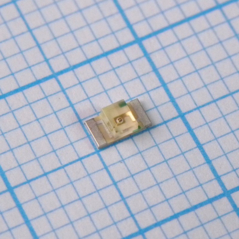 Светодиод smd 3,2х1,6мм/красный/628нм/70-200мкд/прозрачный/120°