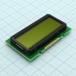 ЖКИ знакосинтезирующий 12 x 2, STN Желто-зеленый Позитивный/прозрачно-отражающий светодиодная подсветка желто-зеленая размер 55.
