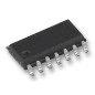 Шинный буфер с третьим состоянием счетверенный  SOIC14