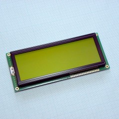 ЖКИ знакосинтезирующий 20 x 4, STN Желто-зеленый Позитивный/прозрачно-отражающий светодиодная подсветка желто-зеленая размеры 14