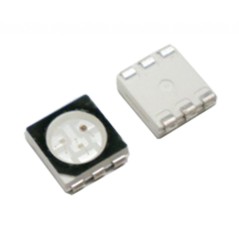 Светодиод smd 5х5мм/белый/7000мкд/прозрачный/120°