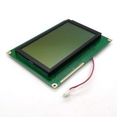 ЖКИ графич, 240 x 128, FSTN Positive/Transfl, подсв. LED Белая, VDD - 5V, 6 o`cl, -20...+70C, температурная компенсация