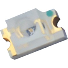 Светодиод smd 3,2х1,6мм/зеленый/570нм/130мкд/прозрачный/30°