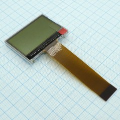 ЖКИ графич, 128 х 64, COG, FSTN Positive/Transfl, подсв. LED Белая, VDD - 3V, 6 o'cl, -20...+70C